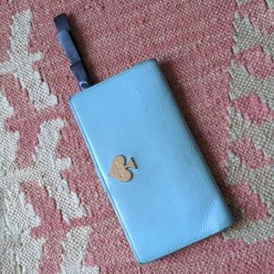 Kate Spade light blue wallet.